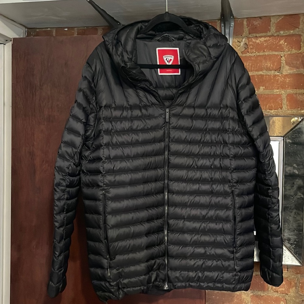 Rossignol men’s 2xL black light puffer down hood